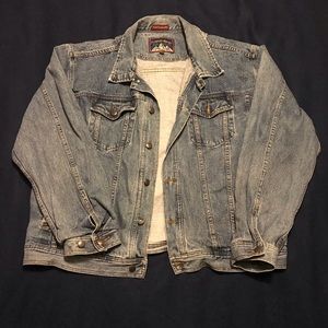 💕Awesome Vintage Oversized Jean Jacket💕